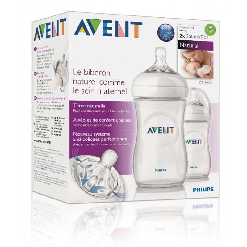 PHILIPS AVENT BIBERON NATURAL 260 ML