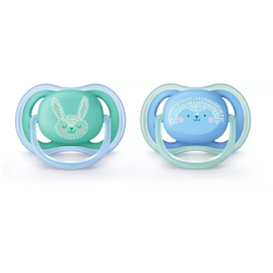 Sucette 6-18m Bleu/vert